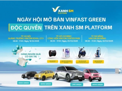 CHUỖI SỰ KIỆN MỞ BÁN VINFAST GREEN: “NHANH TAY TẬU XẾ - VỮNG KẾ LÀM GIÀU” TỪ 17/3 - 24/3/2025