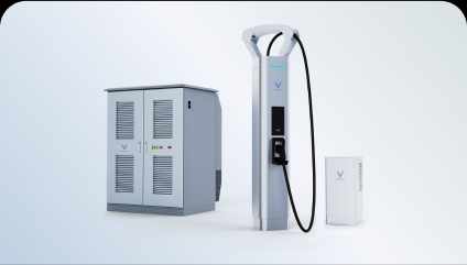 Trụ sạc ô tô - Sạc siêu nhanh DC 300kW